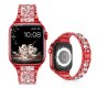 (image for) Red Apple Rhinestone Stainless Bands 42mm 44mm 45mm 49mm