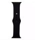(image for) Black Silicone Loop Strap Compatible with Apple Watch Bands 38mm 40mm 41mm ML