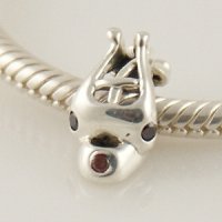 (image for) Charm 925 CZ Stone - Rudolph - Rain Deer