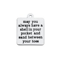 (image for) Medium 18*21mm Stainless Steel Charm
