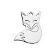 (image for) 12*14mm Small Stainless Steel Charm - Fox