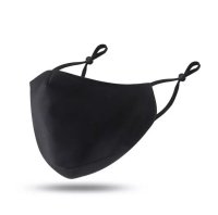 (image for) Cloth Mask Black Adjustable Ear Buckle Filter Pocket