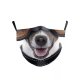 (image for) 3D CHILD'S PET DOG Face Mask Ear Loops Washable W/SLOT