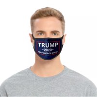 (image for) Trump Face Mask adjustable Ear Loop Washable w-SLOT ADULT