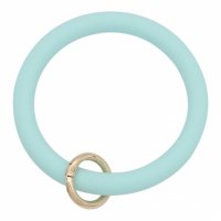 (image for) Wrist-let Bangle Key Chain Silica Gel Light Blue