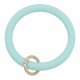 (image for) Wrist-let Bangle Key Chain Silica Gel Light Blue