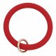 (image for) Wrist-let Bangle Key Chain Silica Gel Dark Red