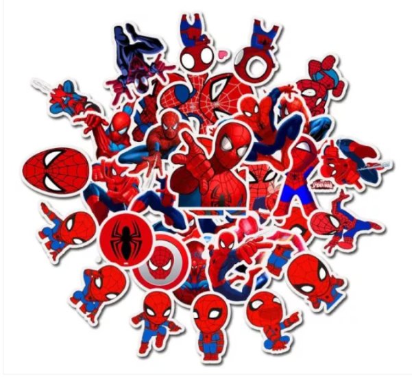 (image for) Spiderman Sticker Decal Vinyl Stickers 50pcs (4059 #3) - Click Image to Close