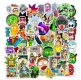 (image for) Rick and Morty Cartoon Decal Stickers Non Repeating 50 pcs