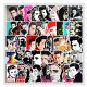 (image for) Elvis Presley Decal Stickers The King Non Repeating 50pcs