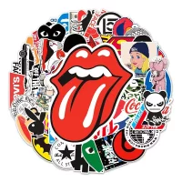 (image for) Popular Brand Decals Stickers Non Repeating 57pcs