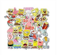 (image for) Sponge Bob Cartoon Decal Stickers Non Repeating 50 pcs