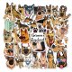 (image for) German Shephard Dog Stickers Mixed Non Repeating Decals 50 pcs