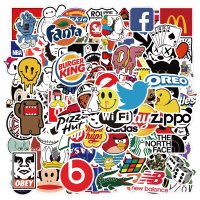 (image for) Popular Brands Vinyl Decal Stickers Non Repeating 101 pcs