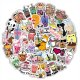 (image for) Boba Tea Stickers Cartoon Skateboard Laptop Sticker Bomb 50 pcs