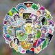 (image for) Rick and Morty Decal Stickers Non Repeating Characters 50 pcs