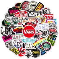 (image for) Vans Shoe Brand Vinyl Decal Stickers Non Repeating 50 pcs