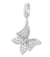 (image for) End Less Charm Drop - CZ Butterfly