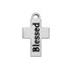 (image for) 10*16 Stainless Steel Charm - Blessed Cross Shape