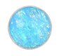 (image for) Blue Foil Resin Snap Jewelry 18-20mm fits Ginger Snap Accessory