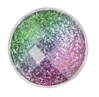 (image for) Snap Jewelry 18-20mm Glitter Purple Blue & Green