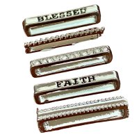 (image for) Blessed Watch Band Charms Silver Tone 5pc Set (9108)