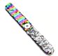 (image for) All Ages Snap Jewelry Rainbow Sequin Reversible Slap-on Bracelet