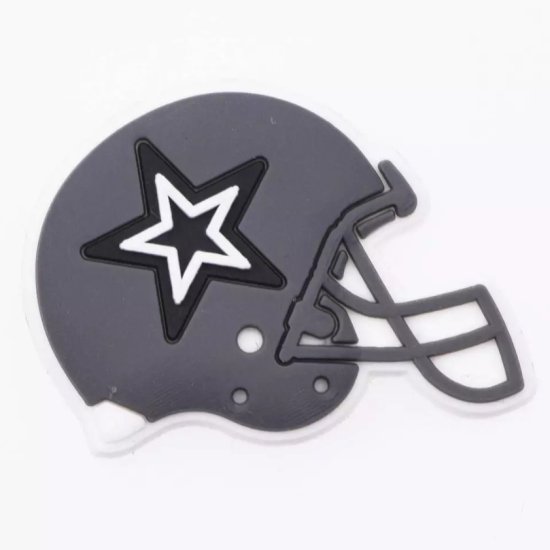 (image for) Shoe Charms Dallas Cowboys #2 NFL Football For Crocs (XH-133-13) - Click Image to Close