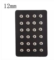 (image for) Mini 12mm Snap Storage System - Leather Dark Brown 24pcs
