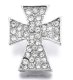 (image for) Snap Jewelry Rhinestone - Cross Clear