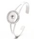 (image for) Snap Jewelry Cuff Bangle - Rhinestone Halo Clear