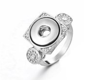 (image for) Mini Snap 12mm - Ring Square Size 8