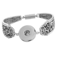 (image for) Snap Jewelry Magnetic Bracelet Flower Spoon Style 18-20mm