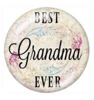 (image for) Snap Glass Jewelry Best Grandma Ever fits 18-20mm Ginger Snap